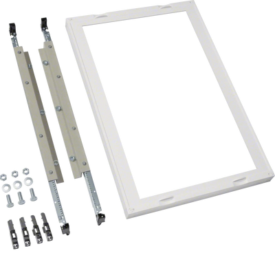 Baustein, universN, 750x500mm, für 4 NH1-3 Leiste auf Sammelschienensystem 185mm | Hager