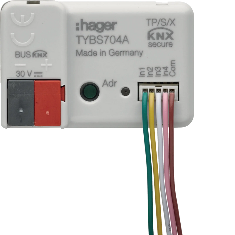 Binäreingang 4-fach, KNX Secure, UP | Hager