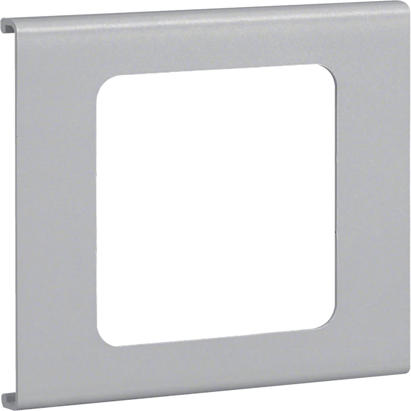 Blende 1-fach R7 für UP-Einsatz mit Rahmen PVC zu FB Oberteil 110mm steingrau | Hager