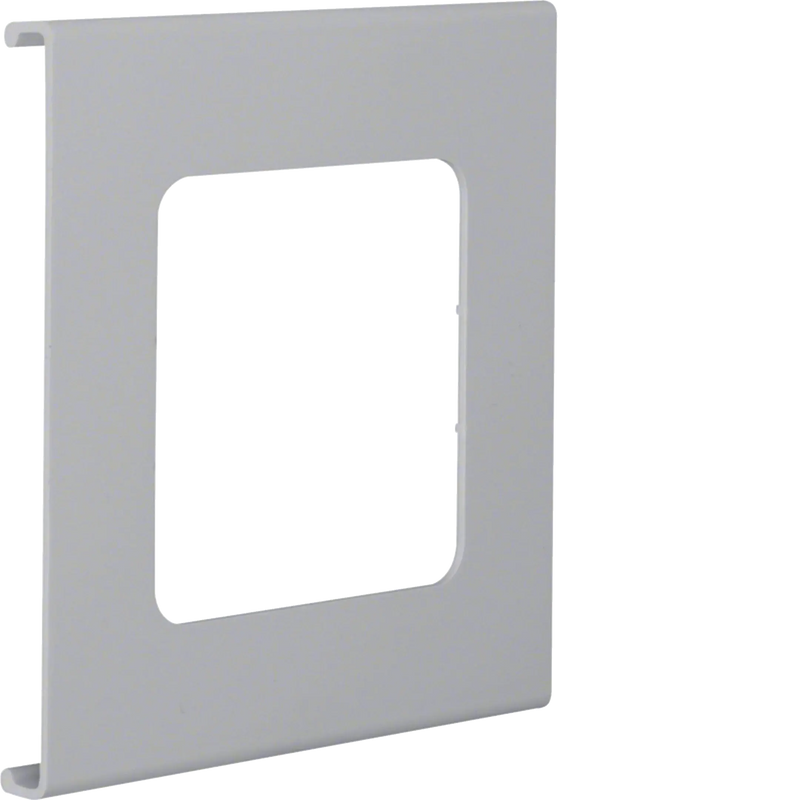 Blende 1-fach R7 für UP-Einsatz mit Rahmen PVC zu FB Oberteil 130mm steingrau | Hager