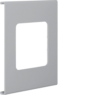 Blende 1-fach R7 für UP-Einsatz mit Rahmen PVC zu FB Oberteil 150mm steingrau | Hager