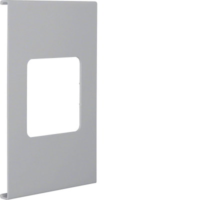 Blende 1-fach R7 für UP-Einsatz mit Rahmen PVC zu FB Oberteil 190mm steingrau | Hager