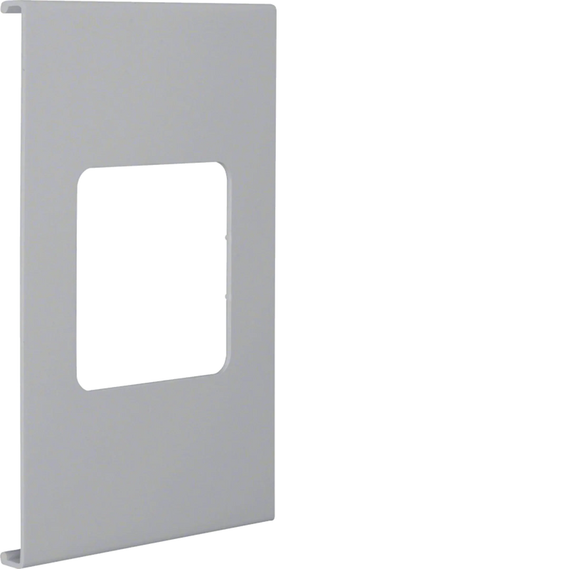 Blende 1-fach R7 für UP-Einsatz mit Rahmen PVC zu FB Oberteil 190mm steingrau | Hager