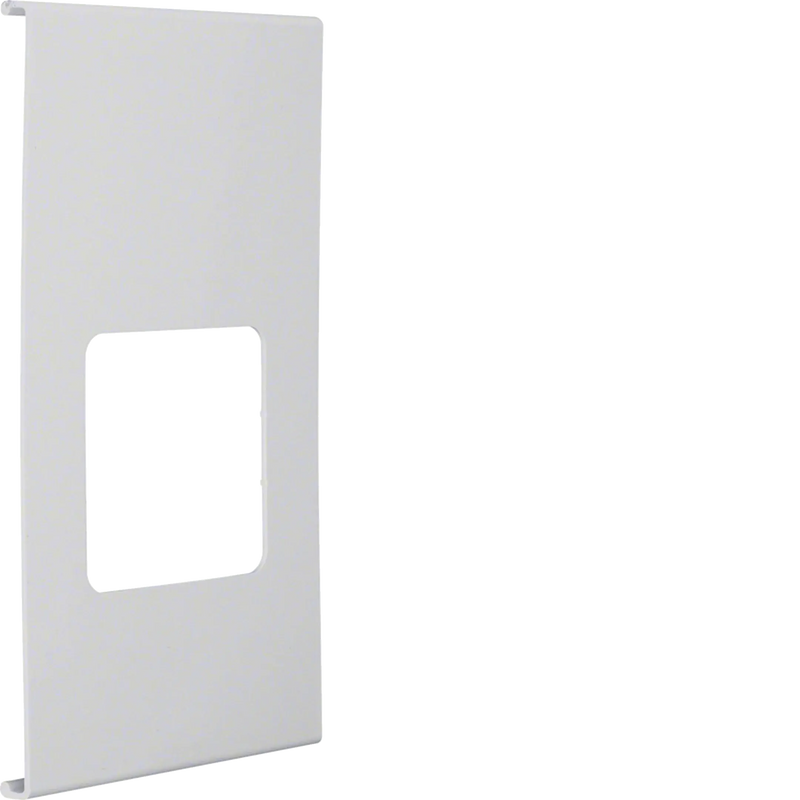 Blende 1-fach R7 für UP-Einsatz mit Rahmen PVC zu FB Oberteil 230mm lichtgrau | Hager