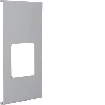 Blende 1-fach R7 für UP-Einsatz mit Rahmen PVC zu FB Oberteil 230mm steingrau | Hager