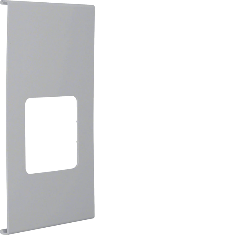 Blende 1-fach R7 für UP-Einsatz mit Rahmen PVC zu FB Oberteil 230mm steingrau | Hager