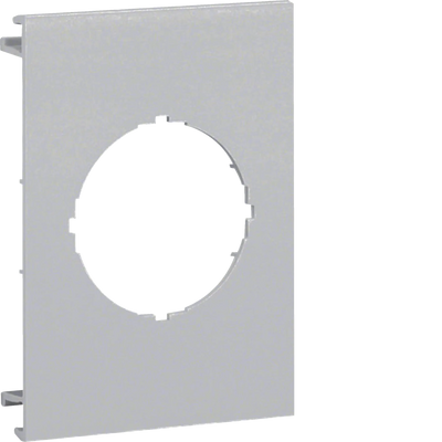 Blende 1-fach d=45mm für UP-Einsatz ohne Rahmen PVC BR Oberteil 100mm lichtgrau | Hager