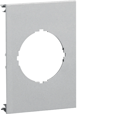 Blende 1-fach d=45mm für UP-Einsatz ohne Rahmen PVC BR Oberteil 120mm lichtgrau | Hager