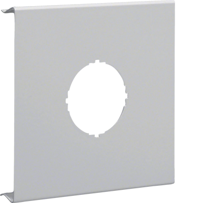 Blende 1-fach d=45mm für UP-Einsatz ohne Rahmen Stahl zu BRS OT 120mm lichtgrau | Hager