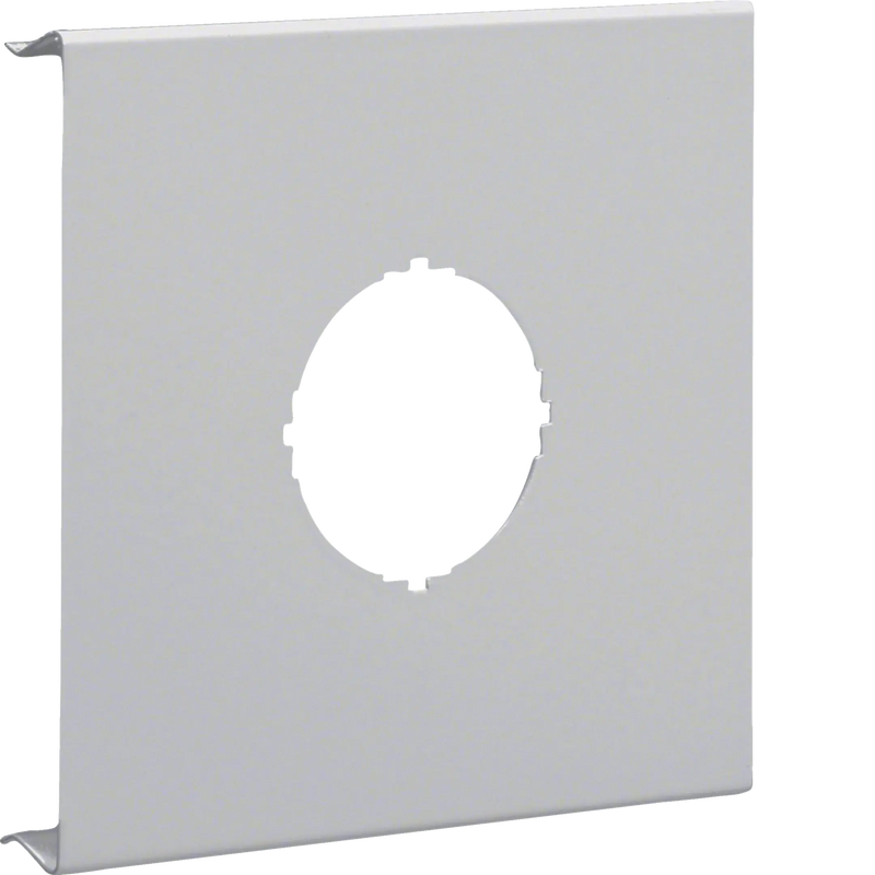 Blende 1-fach d=45mm für UP-Einsatz ohne Rahmen Stahl zu BRS OT 120mm lichtgrau | Hager