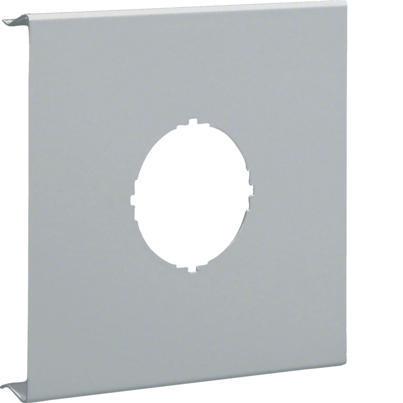 Blende 1-fach d=45mm für UP-Einsatz ohne Rahmen Stahl zu BRS OT 120mm verzinkt | Hager