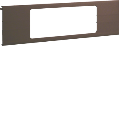 Blende 3-fach R7 für UP-Einsatz mit Rahmen PVC zu BR Oberteil 100mm braun | Hager