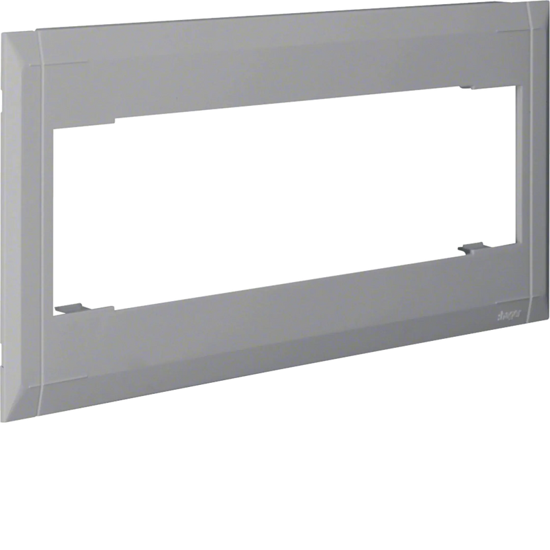 Blende Automateneinbaueinheit 3-fach halogenfrei Oberteil 120mm lackiert Alu | Hager