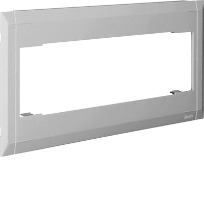 Blende Automateneinbaueinheit 3-fach halogenfrei Oberteil 120mm steingrau | Hager