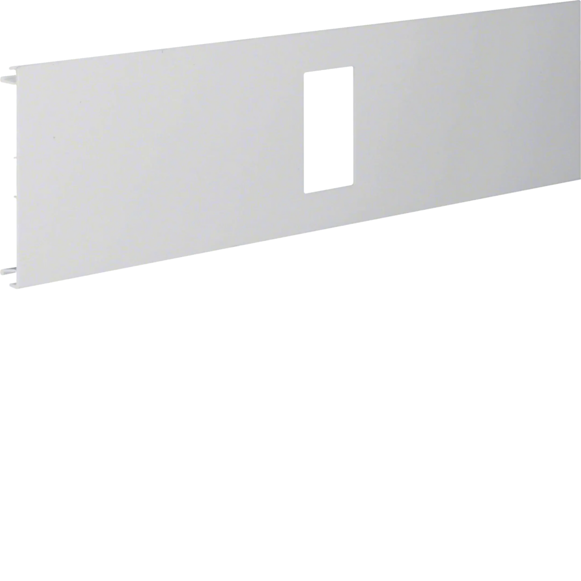 Blende Automateneinbaueinheit 4-fach aus PVC zu BR Oberteil 120mm lichtgrau | Hager