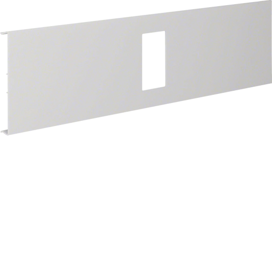 Blende Automateneinbaueinheit 4-fach aus PVC zu BRA/S Oberteil 120mm lichtgrau | Hager