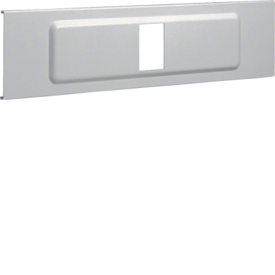 Blende Automateneinbaueinheit 4-fach aus PVC zu FB Oberteil 130mm lichtgrau | Hager