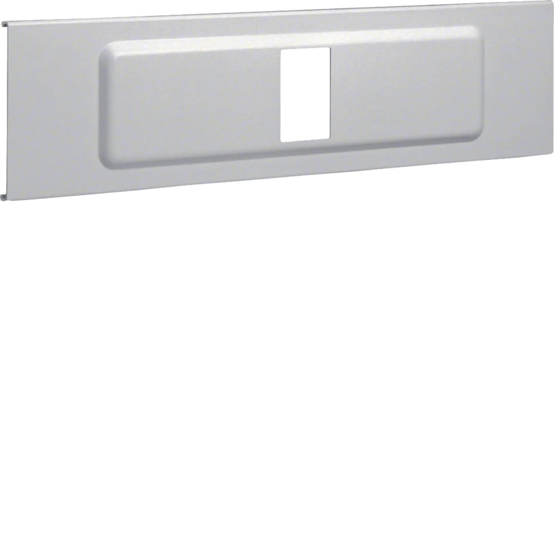 Blende Automateneinbaueinheit 4-fach aus PVC zu FB Oberteil 130mm lichtgrau | Hager