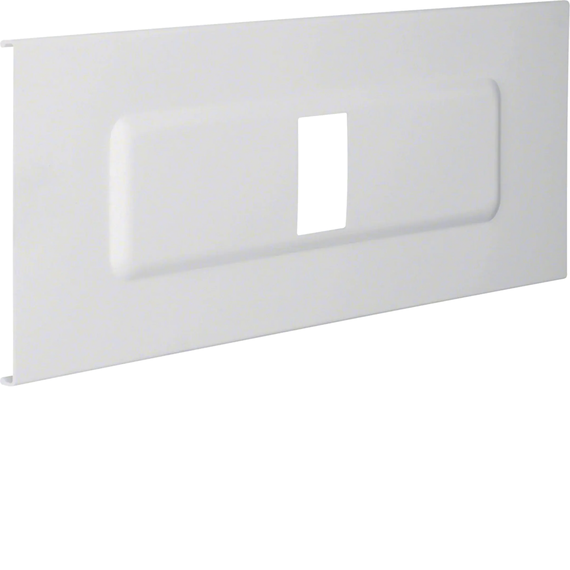 Blende Automateneinbaueinheit 4-fach aus PVC zu FB Oberteil 190mm lichtgrau | Hager