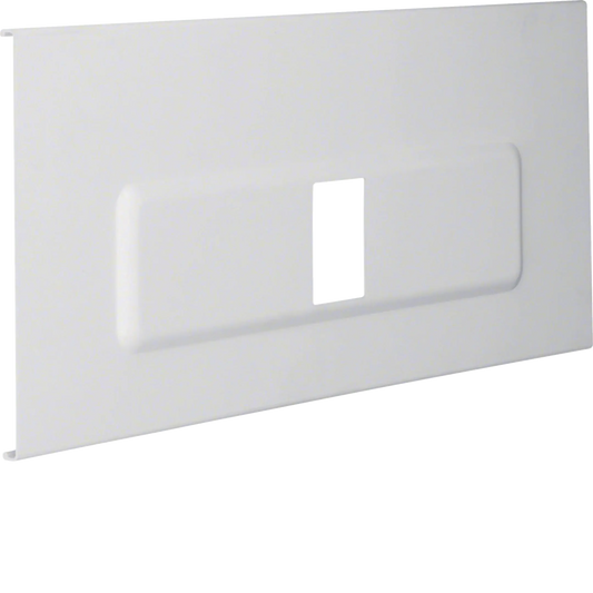 Blende Automateneinbaueinheit 4-fach aus PVC zu FB Oberteil 230mm lichtgrau | Hager