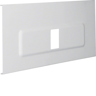 Blende Automateneinbaueinheit 4-fach aus PVC zu FB Oberteil 230mm lichtgrau | Hager