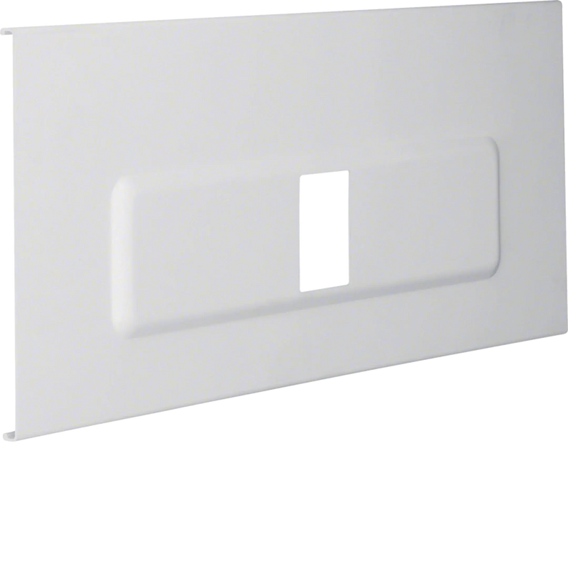 Blende Automateneinbaueinheit 4-fach aus PVC zu FB Oberteil 230mm lichtgrau | Hager