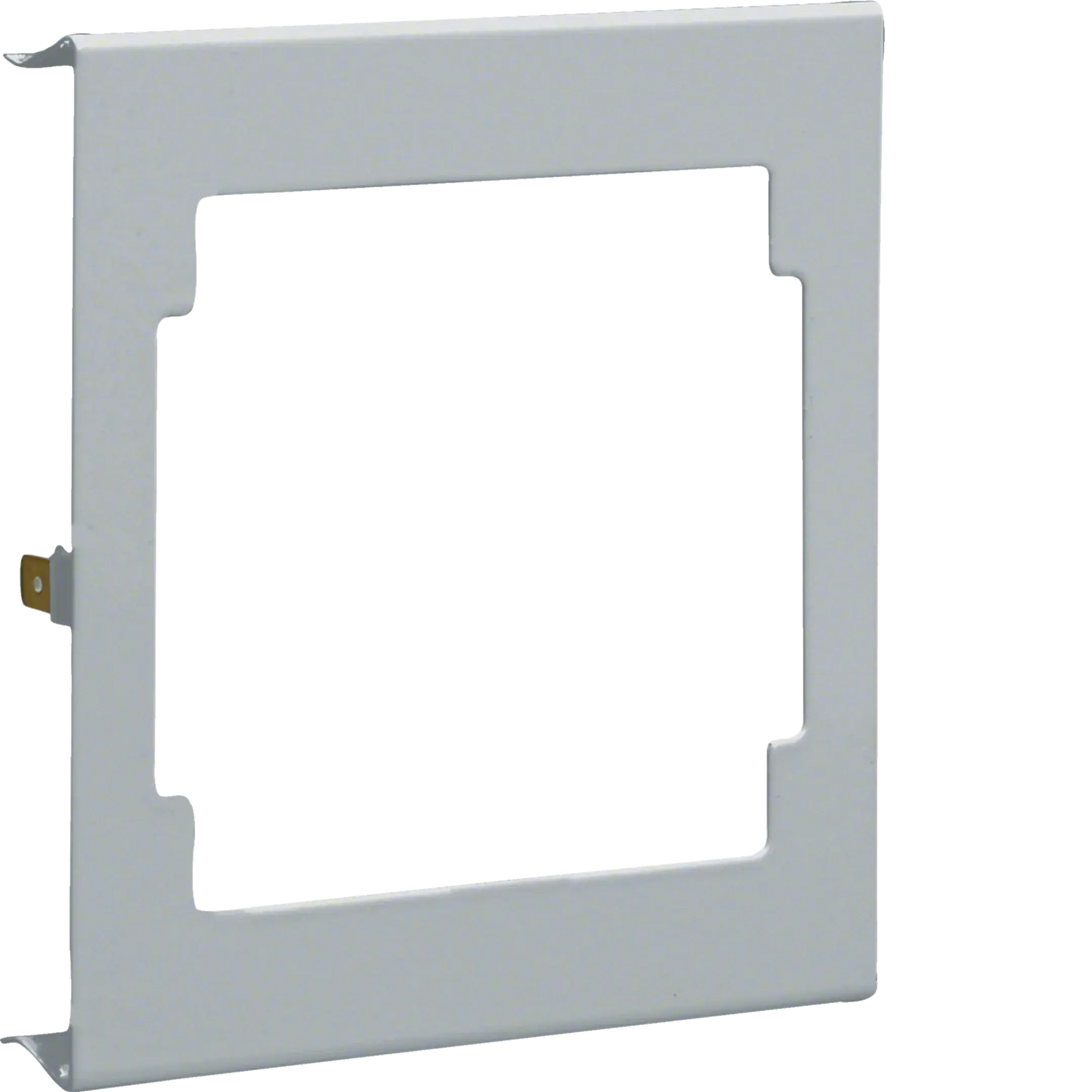 Blende CEE-Steckdose aus Stahlblech zu BRS Oberteil 120mm verzinkt | Hager