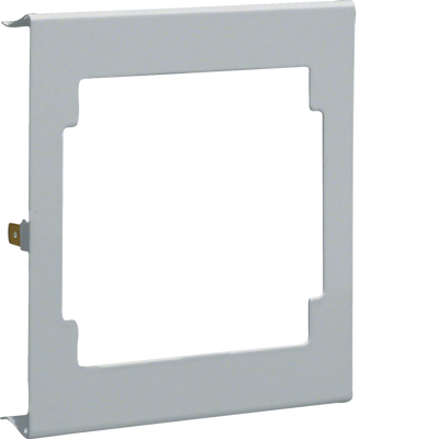 Blende CEE-Steckdose aus Stahlblech zu BRS Oberteil 120mm verzinkt | Hager