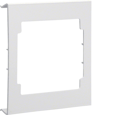 Blende CEE-Steckdose aus halogenfrei zu BRA/H/S Oberteil 120mm verkehrsweiß | Hager