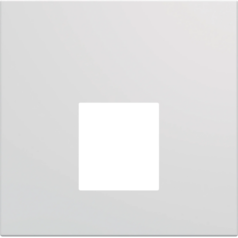 Blende Keystone-Adapter, 2 Modulbreiten 45x45 mm, RAL9016 | Hager