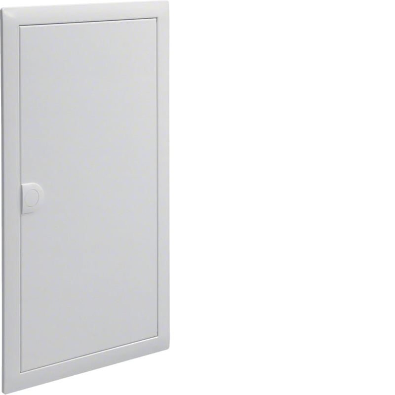 Blendrahmen, Volta, 3reihig, mit Tür, RAL 9010 | Hager