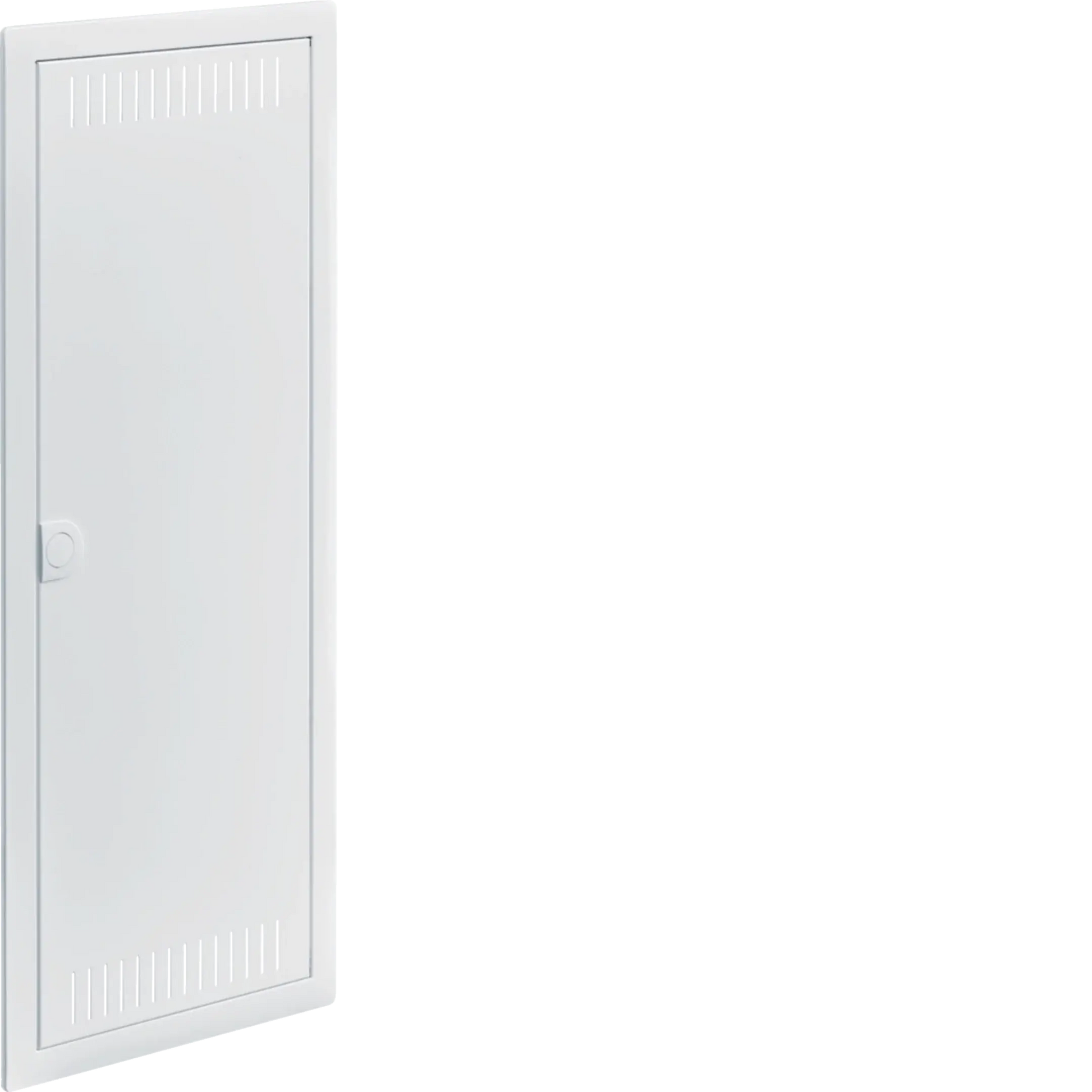 Blendrahmen, Volta, 5reihig, mit geschlitzter Stahlblechtür, RAL9016 | Hager