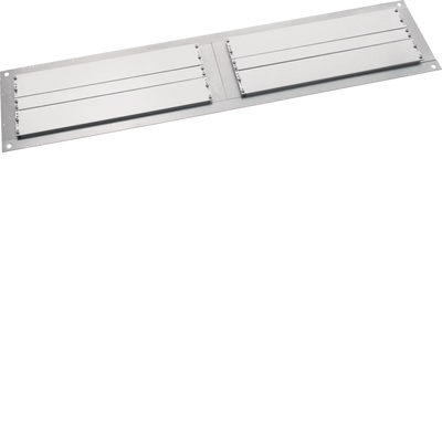 Bodenblech 3-teilig 1600x400 (BxT) verzinkt | Hager