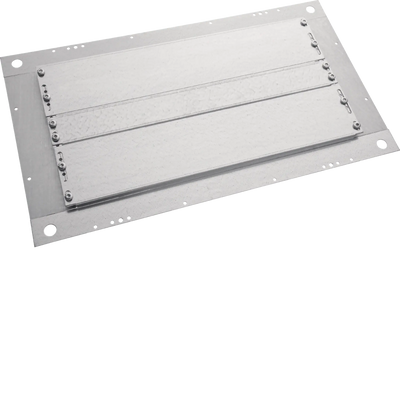 Bodenblech 3-teilig 600x400 (BxT) verzinkt | Hager