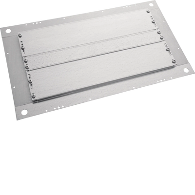 Bodenblech 3-teilig 850x400 (BxT) verzinkt | Hager