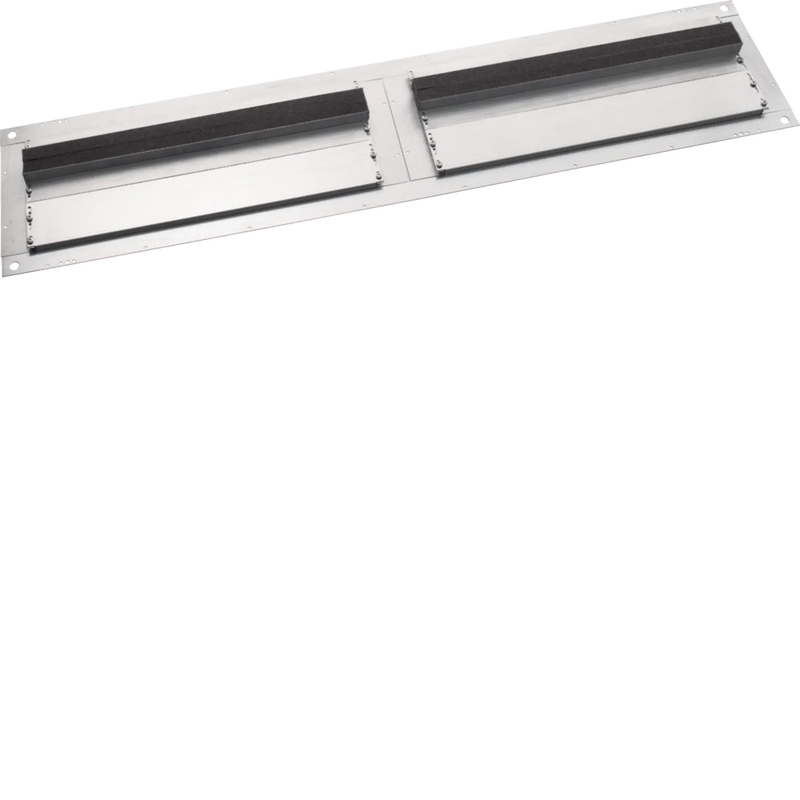 Bodenblech 3-teilig mit Moosgummi 1100x400 (BxT) verzinkt | Hager