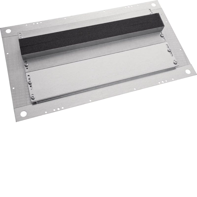Bodenblech 3-teilig mit Moosgummi 850x400 (BxT) verzinkt | Hager