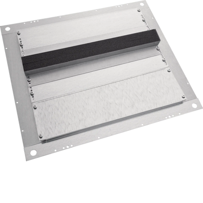 Bodenblech 4-teilig mit Moosgummi 1350x600 (BxT) verzinkt | Hager