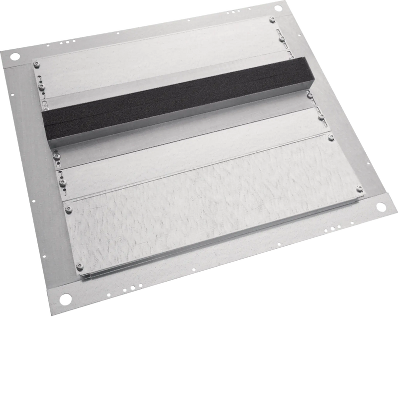 Bodenblech 4-teilig mit Moosgummi 1350x600 (BxT) verzinkt | Hager