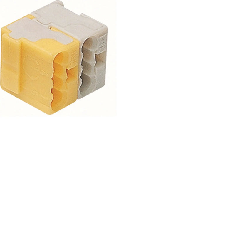 Bussteckklemmen 2 polig, gelb / weiss, KNX | Hager