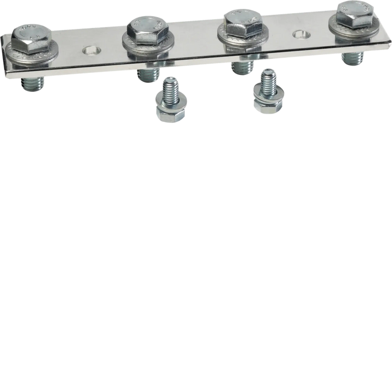 Cu-Schienen, univers, Wandlerlasche 40x5x200mm, für N oder PE | Hager