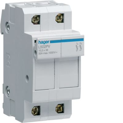 DC-Sicherungstrennschalter, 2polig, 1000V, L38 | Hager