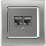 DELPHI Netzwerk-Dose 2x CAT6 | Chilitec - Thumbnail 1