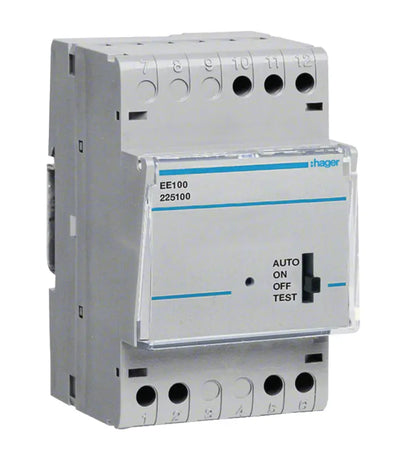 Dämmerungsschalter EE100 mit Aufbaufühler, 230V, 3 Module | Hager
