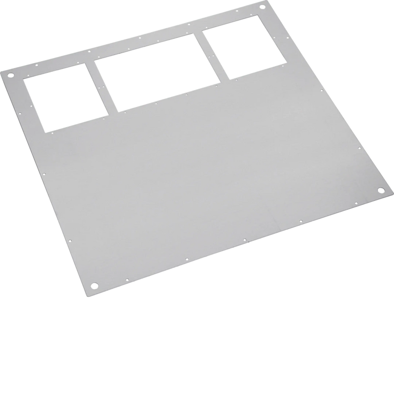 Deckblech mit Einführungsschlitzen IP40 1000x800 (BxT) verzinkt | Hager