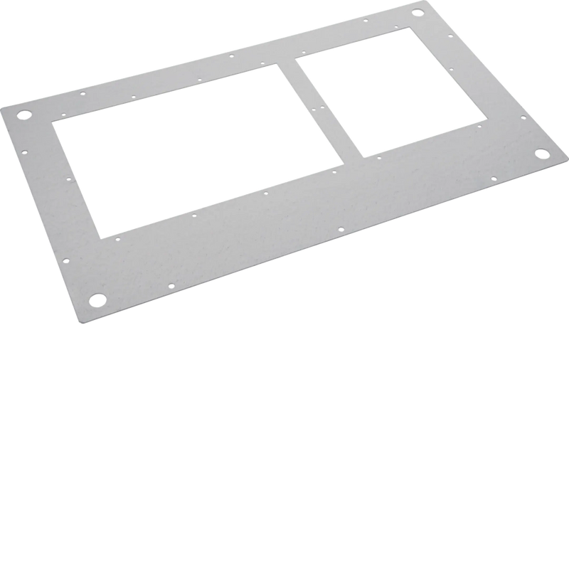 Deckblech mit Einführungsschlitzen IP40 400x400 (BxT) verzinkt | Hager