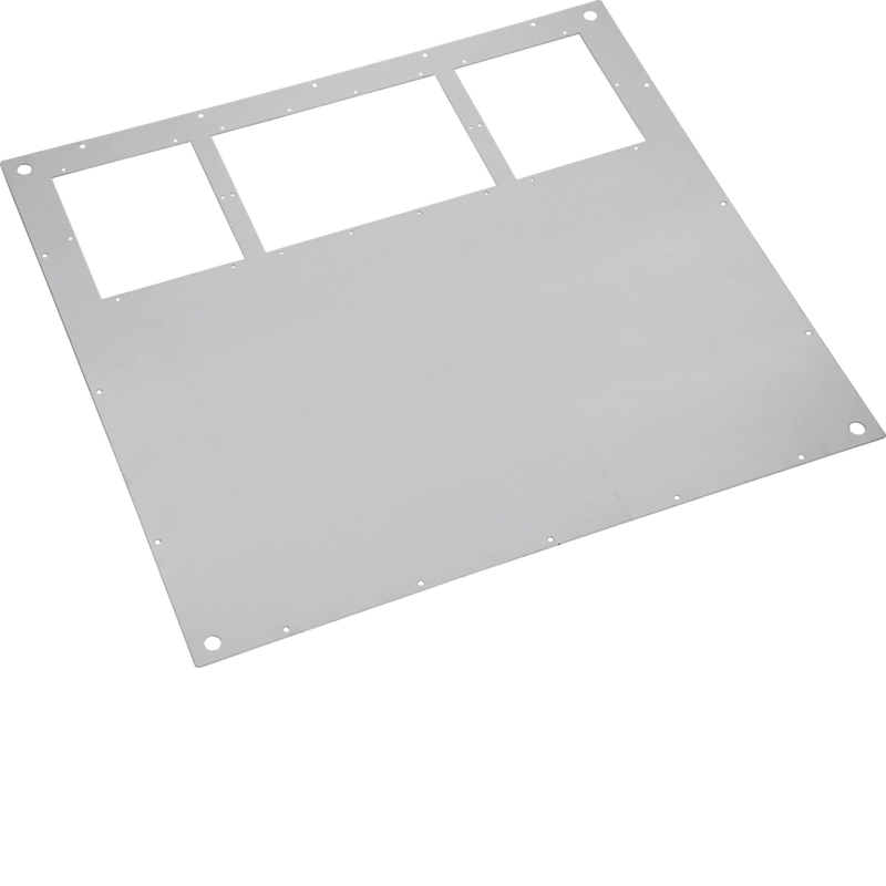 Deckblech mit Einführungsschlitzen IP40 600x600 (BxT) verzinkt | Hager
