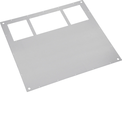 Deckblech mit Einführungsschlitzen IP40 850x600 (BxT) verzinkt | Hager