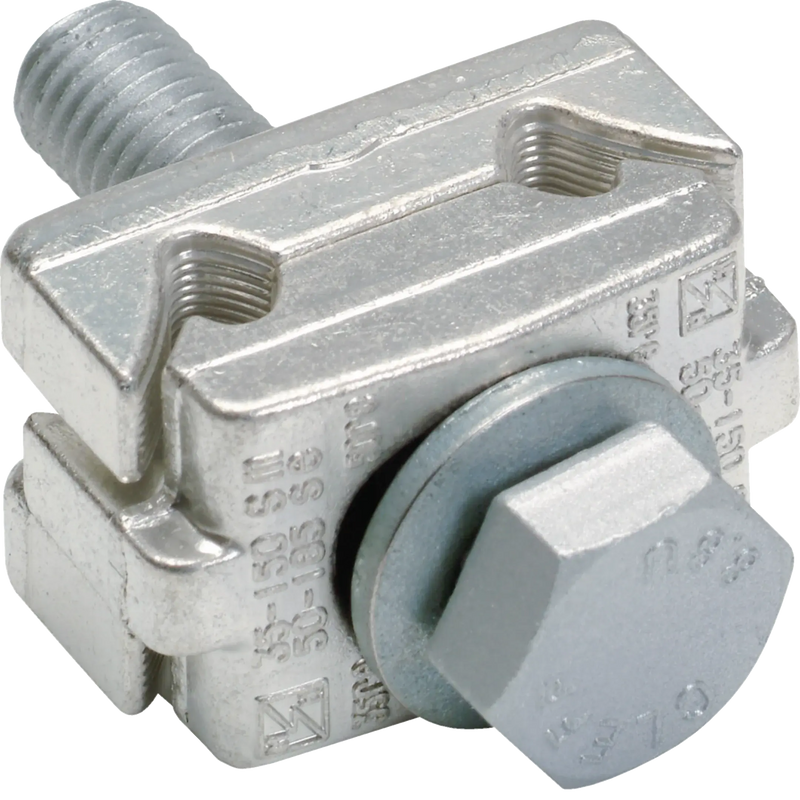 Doppel-Schalenklemme mit Anschlussschraube  M12x55 | Hager
