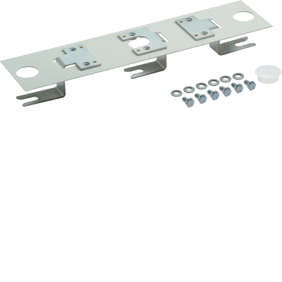 Doppeladapter LV für Montage der Größe 00/100 auf 185mm Sammelschienenabdstand | Hager